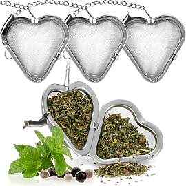 Wilhelm Sell® 4x Teesieb aus rostfreiem Edelstahl 