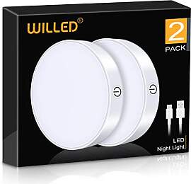 WILLED Dimmbar 6000K Batteriebetrieben Touch