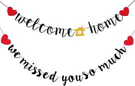 Willkommen Zuhause, Welcome Home Deko