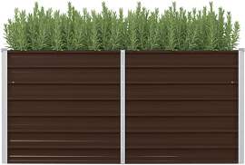 Willood Hochbeet Braun 160 x 80 x 77 cm Verzinkter 