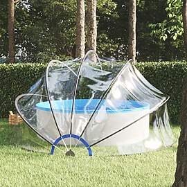 Willood Pool-Kuppel 440x220 cm Poolüberdachung