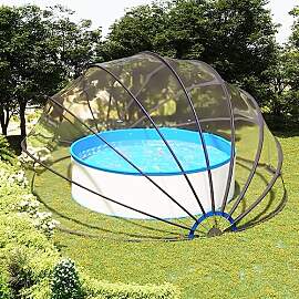 Willood Pool-Kuppel 559x275 cm Poolüberdachung