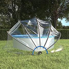 Willood Pool-Kuppel Rund 467x234 cm