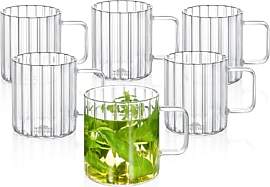 Wilmax - Thermogläser mit Henkel - 6er Set -