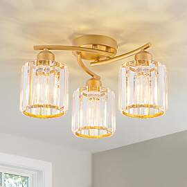 WILON Deckenleuchte Kristall, 3 Flammig