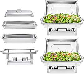 Wilprep Chafing Dish Speisewärmer 9L 2pcs
