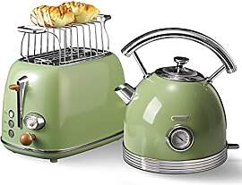 Wiltal toaster wasserkocher set, frühstücksset