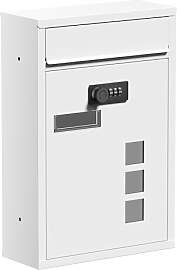 Wiltec Briefkasten weiß 215x320x90mm Briefkasten
