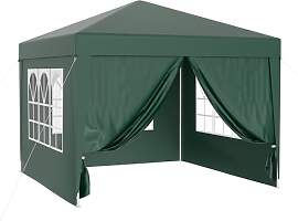 Wiltec Pavillon 3 x 3 m in Grün mit UV-Schutz