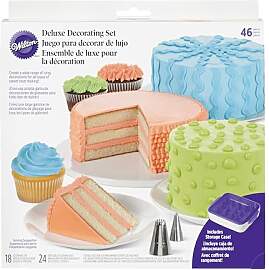 Wilton Deluxe Decorating Spritztüllen Set/46,