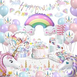 WINAROI Einhorn deko Kindergeburtstag,Einhorn