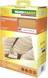Windhager Sonnensegel für Seilspanntechnik, 420 x 