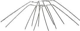 Windhager Vogel und Taubenabwehr Spikes Set,