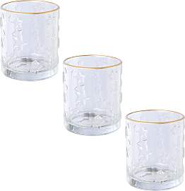 Windlicht CREATIV DECO "Weihnachtsdeko", 