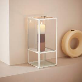Windlicht "Zhara", braun (caramel),