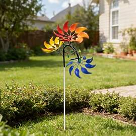 Windrad Garten Metall, NAVESO Windspiel Garten