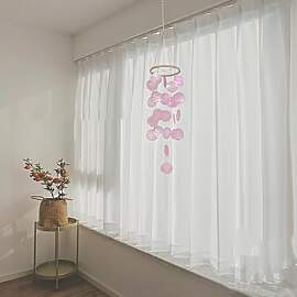 Windspiel, Boho Deko Muschel Traumfänger