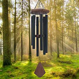 Windspiele für draußen, 76,2 cm, schwarzes