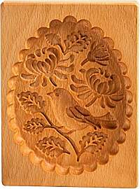 windyday Holzbackform mit Blumenmuster -