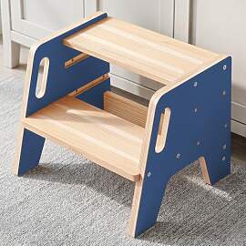 WINGYZ Tritthocker Kinder 2 Stufen aus Holz