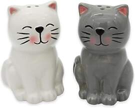 Winkee Salz und Pfefferstreuer Set Katzen, Keramik 