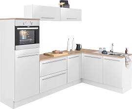 Winkelküche OPTIFIT "Bern", weiß