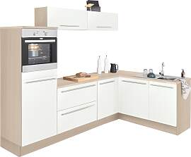 Winkelküche OPTIFIT "Bern", weiß