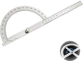 Winkelmesser aus Edelstahl (0-180°) –
