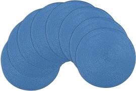 Winknowl Runde Platzsets 8er Set, Abwaschbar