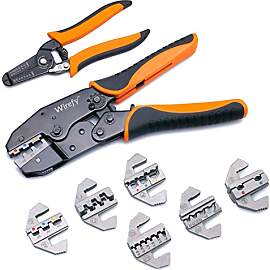 Wirefy 8-teiliges Crimpzange Set für isolierte