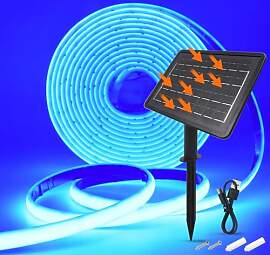 Wisada 24V Solar COB Neon Band, 8 Modi Lichtband