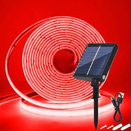 Wisada 24V Solar COB Neon Band, 8 Modi Lichtband