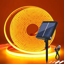 Wisada 24V Solar COB Neon Band, 8 Modi Lichtband