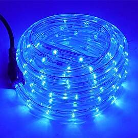 Wisada LED Lichtschlauch Außen, 2M 36LEDs/m Blau