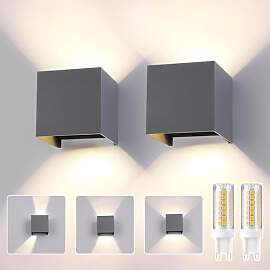wisdom line G9 LED Wandleuchte Innen/Aussen 2