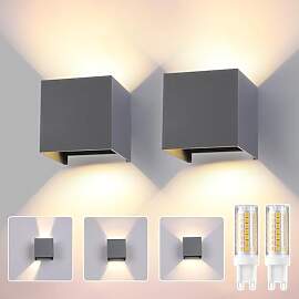 wisdom line G9 LED Wandleuchte Innen/Aussen 2
