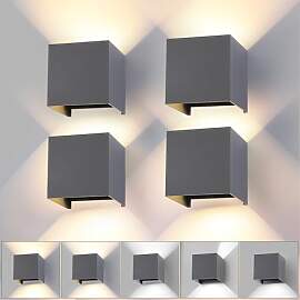 wisdom line Wandleuchte Innen & Aussen 4er Set 