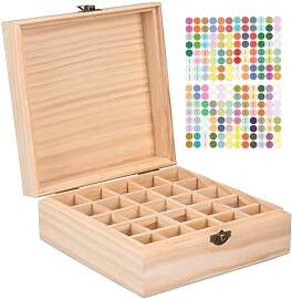 WishesMar 25 Löcher Aufbewahrungs-box Ätherische 