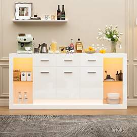 Wiuzo 160x40x75cmBeistellschrank,Wohnzimmerschrank 