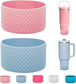 WK IEASON 2 Stück Tumbler Bottom Protector Flask