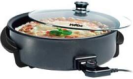 WKM Pizzapfanne PP-4209.2 schwarz Stahl Glas H/D: