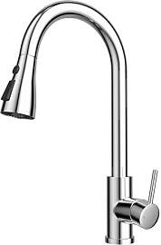 WLTEDRGO Wasserhahn Küche Ausziehbar, Hochdruck