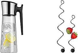 WMF Basic Wasserkaraffe 1,5 liter, Glaskaraffe mit 