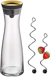 WMF Basic Wasserkaraffe Set 3-teilig, Karaffe mit