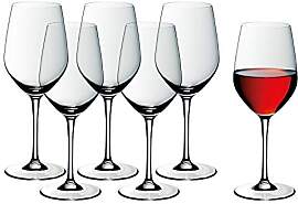 WMF Easy Plus Rotwein Weingläser Set 6-teilig,