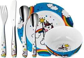 WMF Einhorn Kinder Geschirrset 6-teilig,