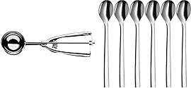 WMF Gourmet Eisportionierer 21 x 5,5 cm, Reis