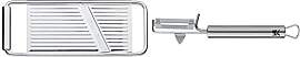 WMF Gurkenhobel 30 x 12 cm, Krauthobel, Cromargan