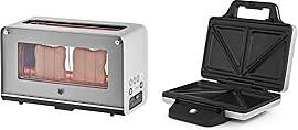 WMF Lono Toaster Glas mit Brötchenaufsatz, 2
