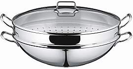 WMF Macao Wok Induktion 4-teilig, Wokpfanne 36 cm